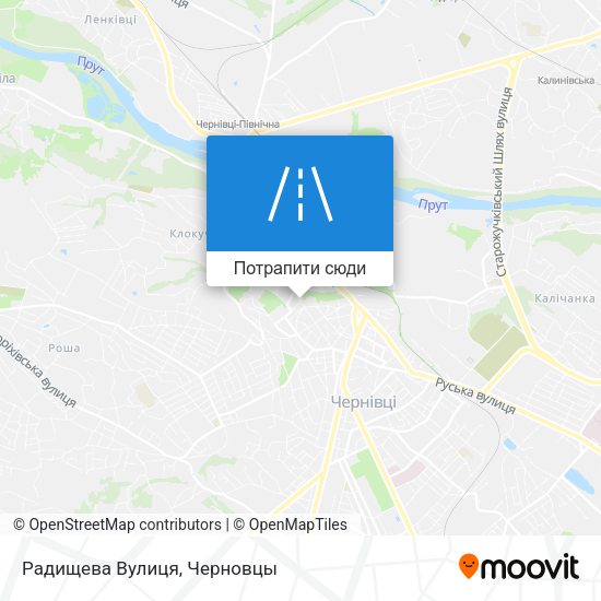 Карта Радищева Вулиця