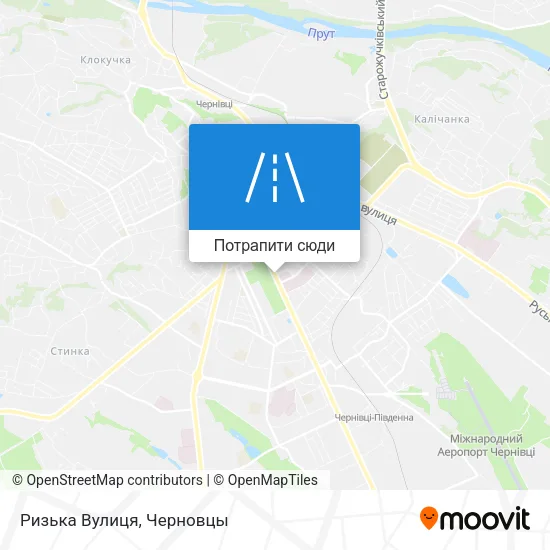 Карта Ризька Вулиця