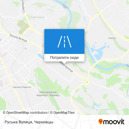 Карта Руська Вулиця