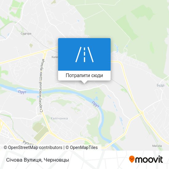 Карта Січова Вулиця
