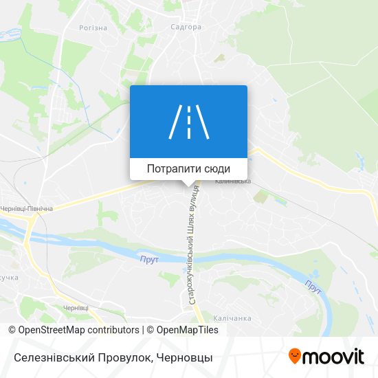 Карта Селезнівський Провулок