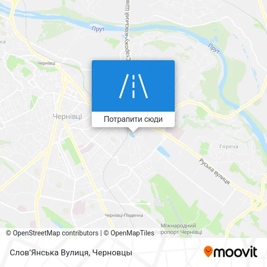 Карта Слов’Янська Вулиця