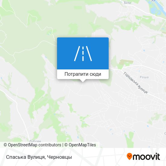 Карта Спаська Вулиця