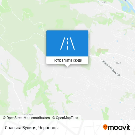 Карта Спаська Вулиця