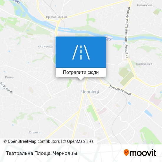 Карта Театральна Площа
