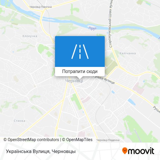 Карта Українська Вулиця