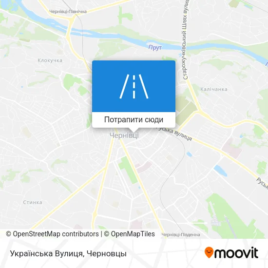 Карта Українська Вулиця