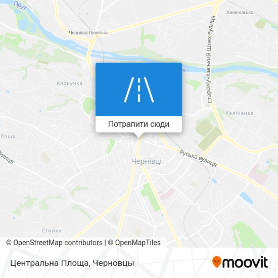 Карта Центральна Площа
