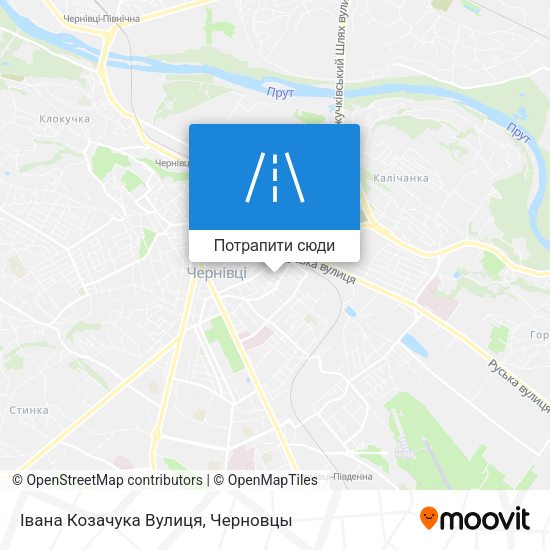 Карта Івана Козачука Вулиця