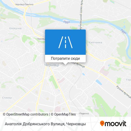 Карта Анатолія Добрянського Вулиця