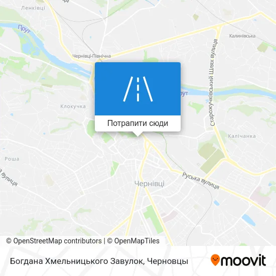 Карта Богдана Хмельницького Завулок