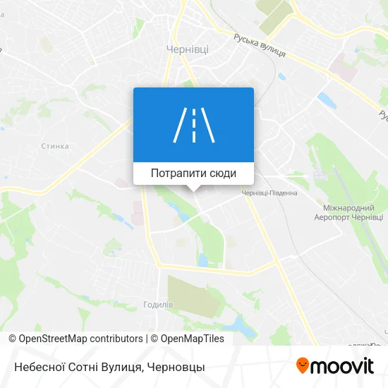 Карта Небесної Сотні Вулиця