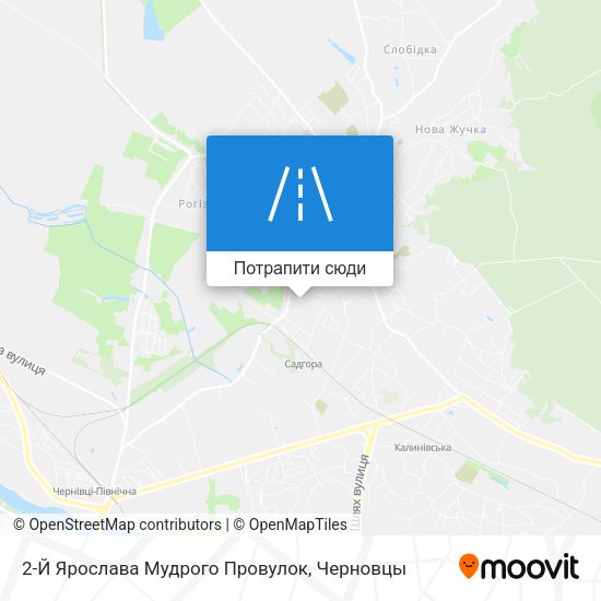Карта 2-Й Ярослава Мудрого Провулок