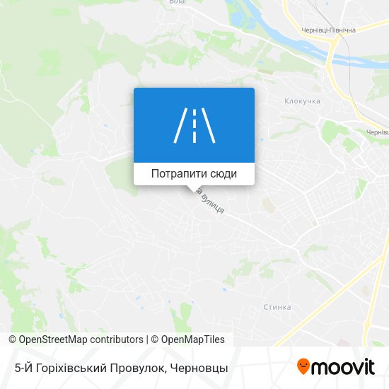 Карта 5-Й Горіхівський Провулок