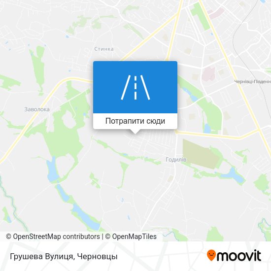 Карта Грушева Вулиця