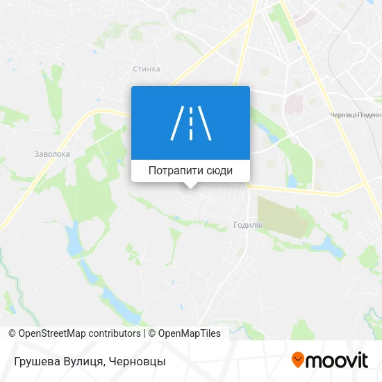 Карта Грушева Вулиця