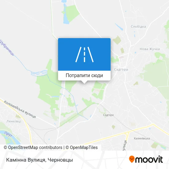 Карта Камінна Вулиця