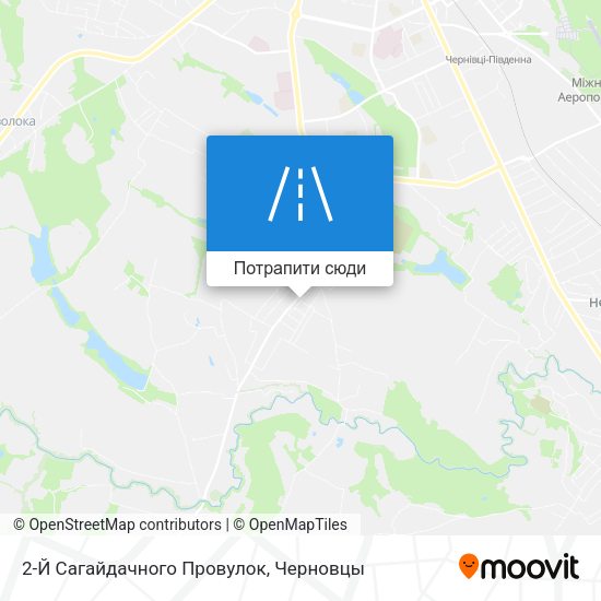 Карта 2-Й Сагайдачного Провулок