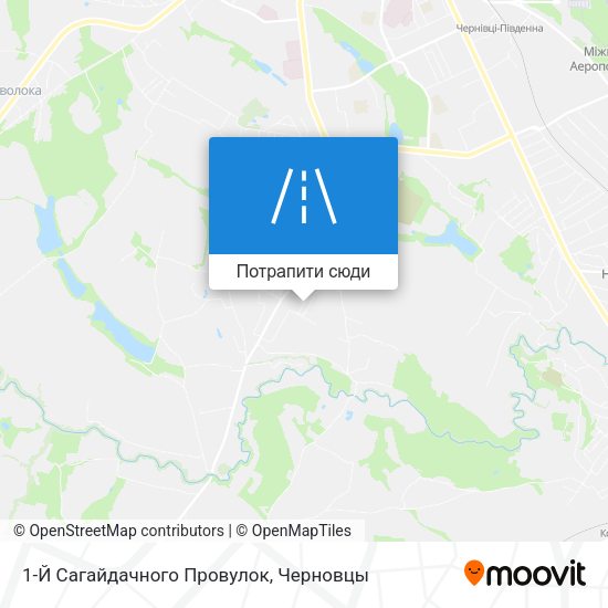 Карта 1-Й Сагайдачного Провулок