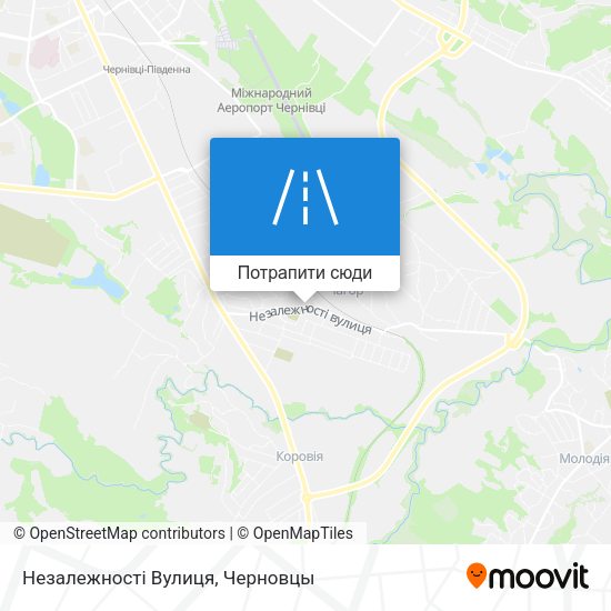 Карта Незалежності Вулиця