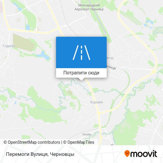 Карта Перемоги Вулиця
