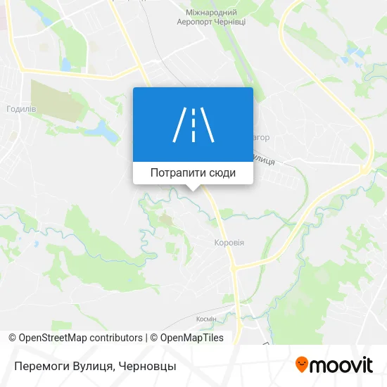 Карта Перемоги Вулиця