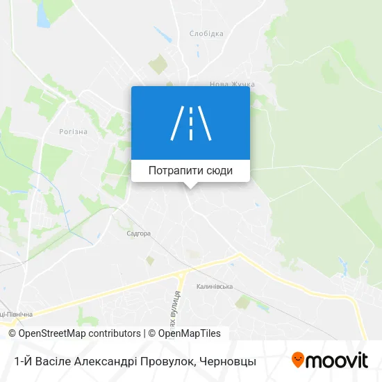 Карта 1-Й Васіле Александрі Провулок