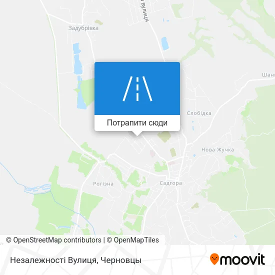 Карта Незалежності Вулиця