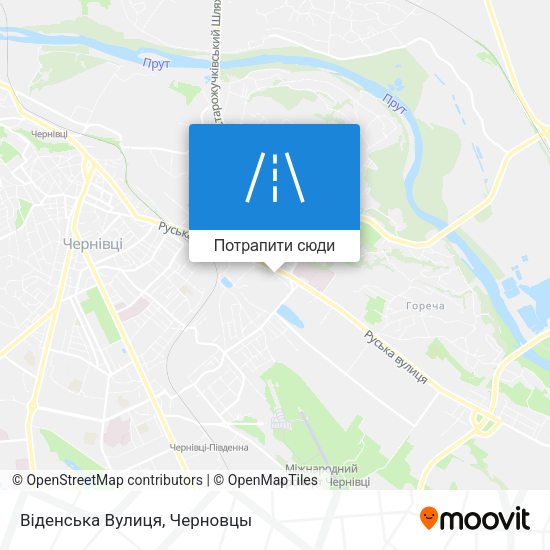 Карта Віденська Вулиця