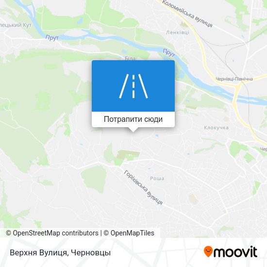 Карта Верхня Вулиця