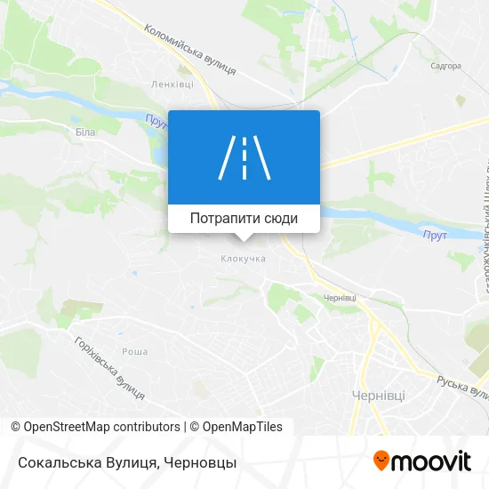 Карта Сокальська Вулиця