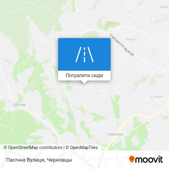 Карта Пасічна Вулиця