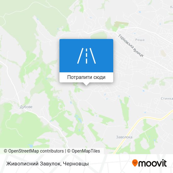 Карта Живописний Завулок