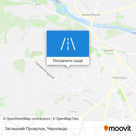 Карта Затишний Провулок