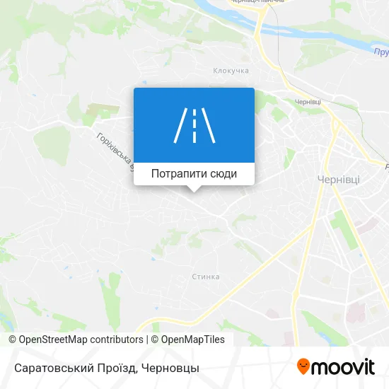 Карта Саратовський Проїзд