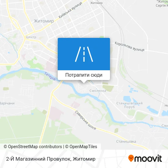 Карта 2-Й Магазинний Провулок