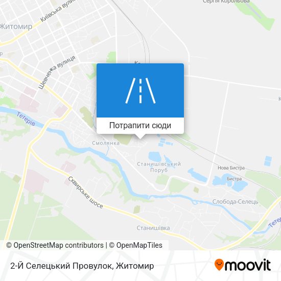 Карта 2-Й Селецький Провулок
