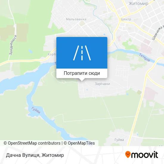 Карта Дачна Вулиця