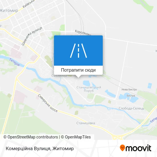 Карта Комерційна Вулиця