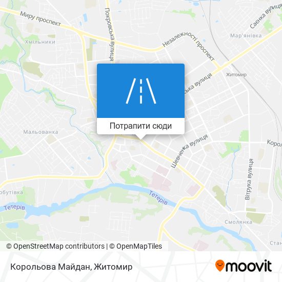 Карта Корольова Майдан