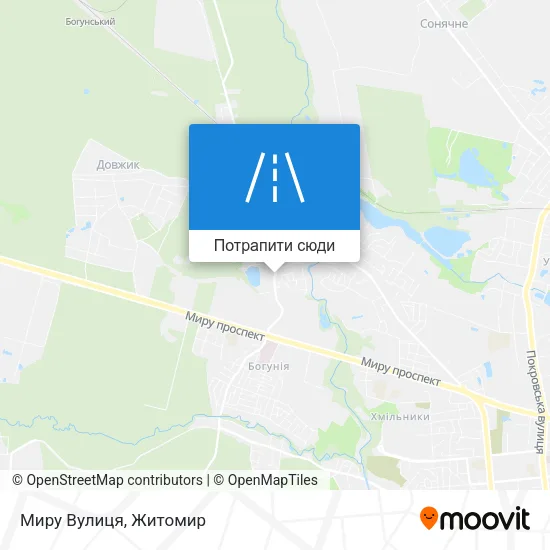 Карта Миру Вулиця