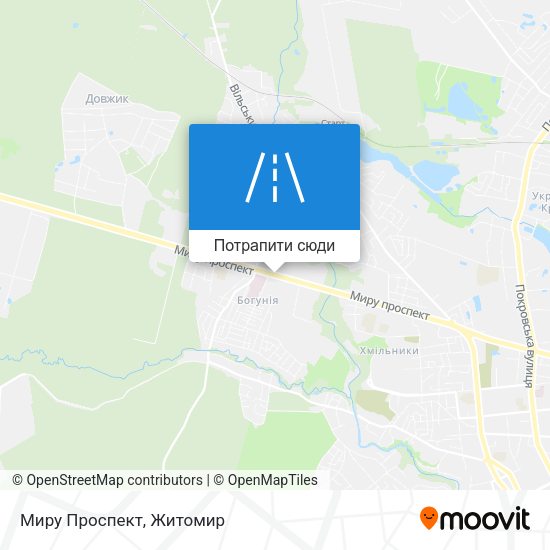 Карта Миру Проспект