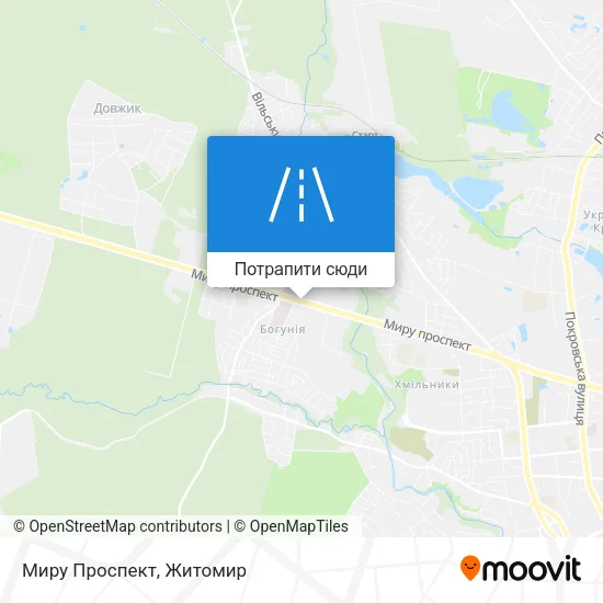 Карта Миру Проспект