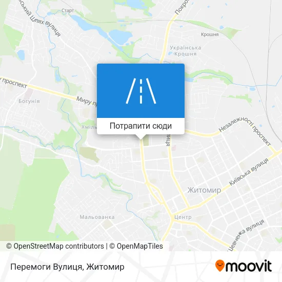 Карта Перемоги Вулиця