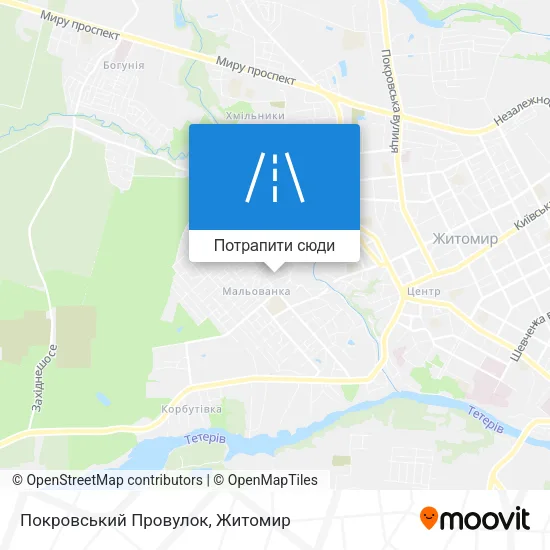 Карта Покровський Провулок