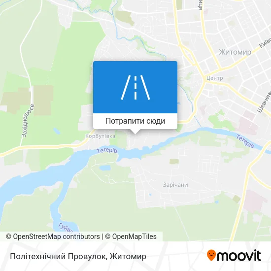 Карта Політехнічний Провулок