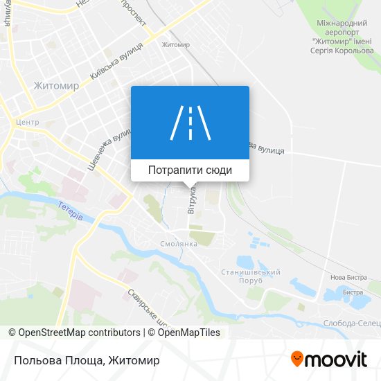 Карта Польова Площа