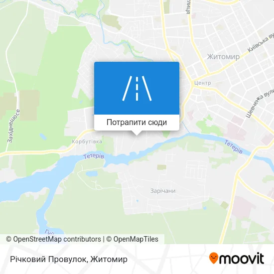 Карта Річковий Провулок