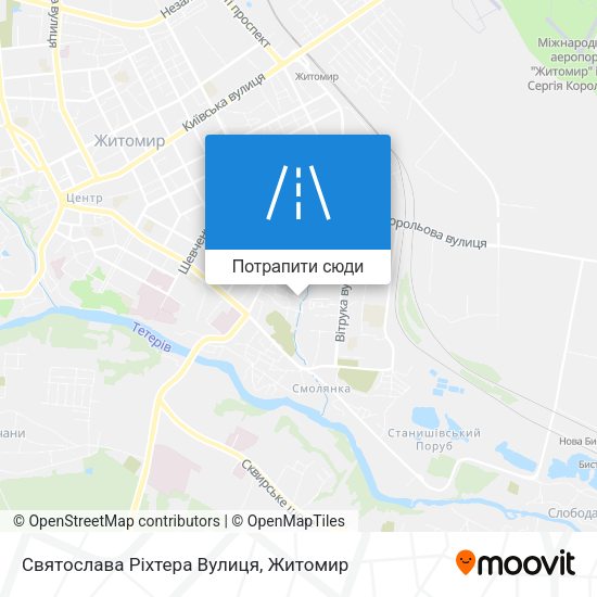 Карта Святослава Ріхтера Вулиця