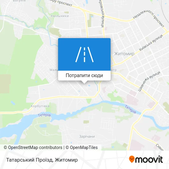 Карта Татарський Проїзд